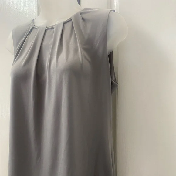 Calvin Klein Gray Sleeveless Top Sz L - Picture 2 of 3